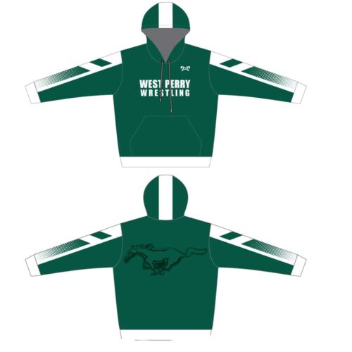 West Perry Mustangs Custom Sublimated Hoodie