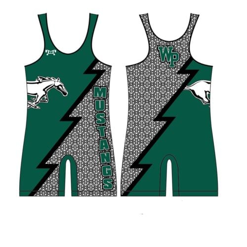 West Perry Mustangs Wrestling Singlet