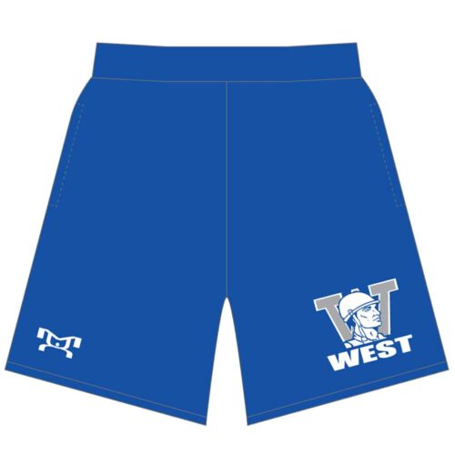 WSHS Custom Blue Mesh Shorts