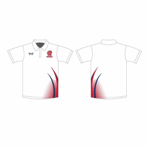 Richland White Custom Polo Shirt