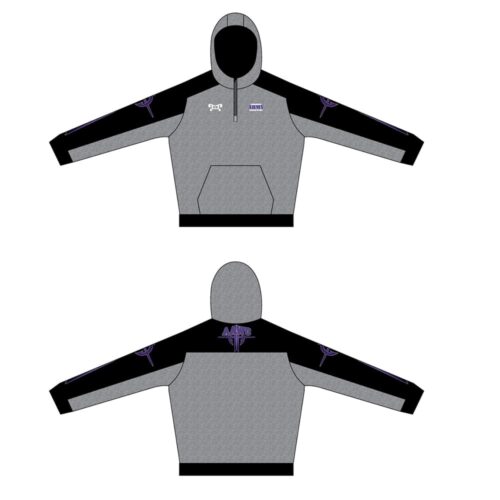 Armspin Army  Custom Quarter Zip Hoodie