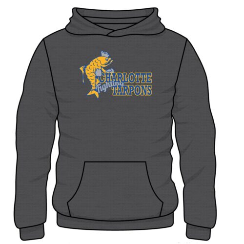 Charlotte High School Custom Grey Hoodie
