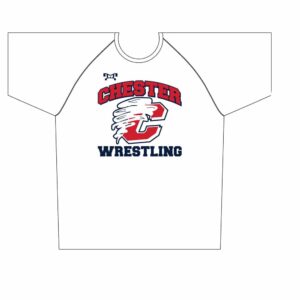 Chester High School Custom Sublimated White Dri-Fit T-Shirt