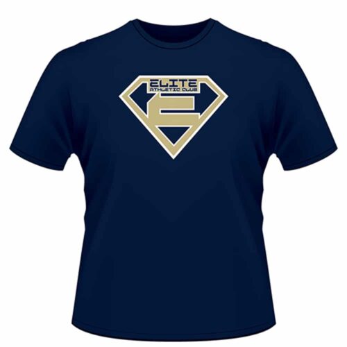 Elite Athletic Club Custom FREE Navy T-Shirt (put your size in order notes)