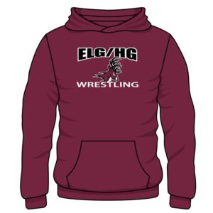 ELG/HG Wrestling Custom Red Hoodie