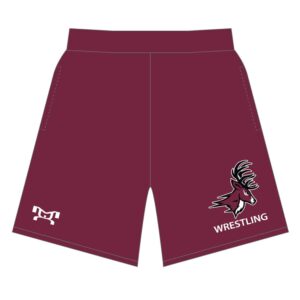 ELG/HG Wrestling Custom Red Mesh Shorts