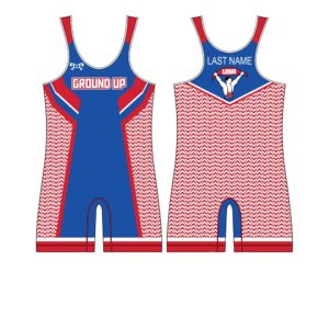 Ground Up Wrestling Custom Singlet W NAME