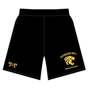 Richmond Hill Custom Black Mesh Shorts