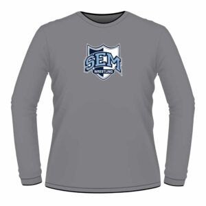 Wyoming Seminary Custom Grey Long Sleeve T-Shirt