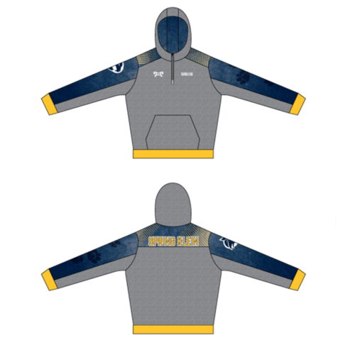 Spring Klein Wrestling Club Custom Quarter Zip Hoodie