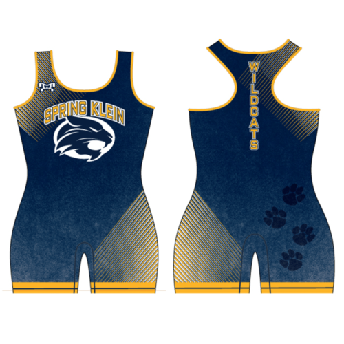 Spring Klein Wrestling Club Custom Women's Singlet