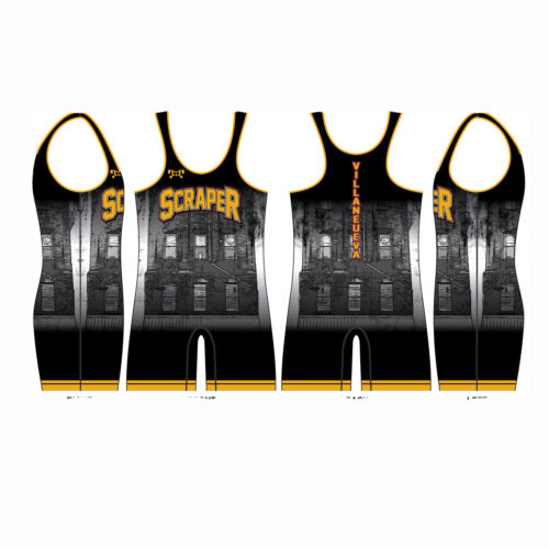 Steel Valley Scrapers  CUSTOM Men's Gold Singlet