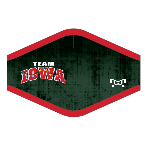 Team Iowa Custom Face Mask