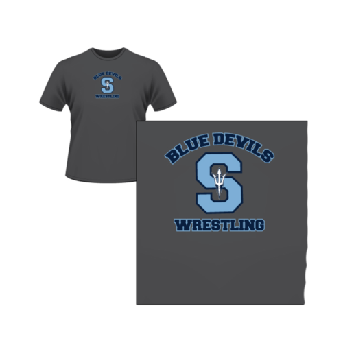 Stanley Middle School Custom Screen Printed Grey T-Shirt