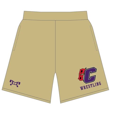 Cartersville Custom Mesh Gold Shorts