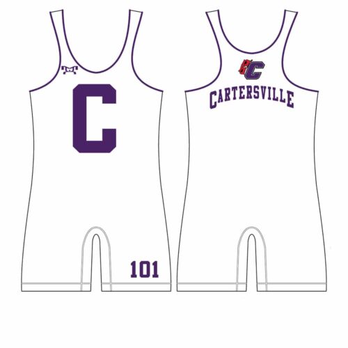 Cartersville Custom White Singlet