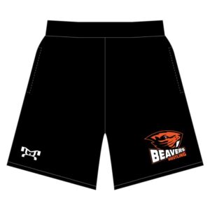 Corry Youth Custom Black Mesh Shorts