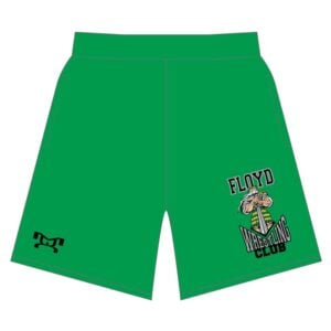 Floyd Wrestling Club Custom Mesh Green Shorts