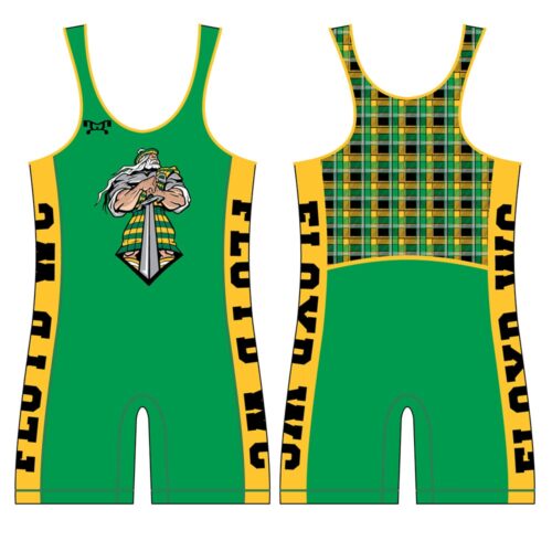 Floyd Wrestling Club Custom Forward Seam Singlet