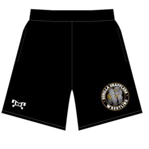 Gorilla Grapplers Custom Mesh Black Shorts