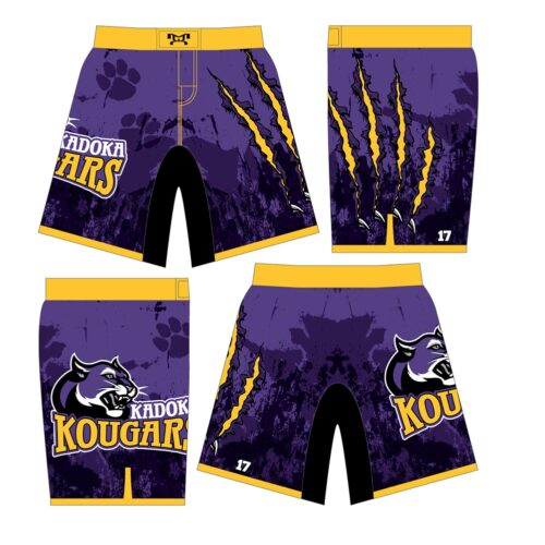 Kadoka Cougars Custom Fight Shorts