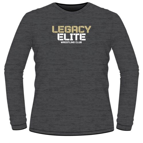 Legacy Elite Custom Long Sleeve Grey T-Shirt