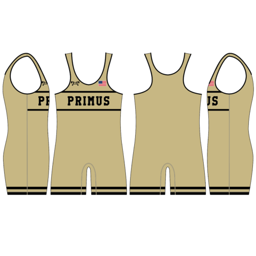 Primus Wrestling Men's Gold Singlet 2024