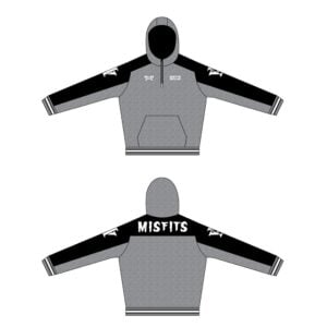 Misfits Wrestling Custom Quarter Zip Hoodie