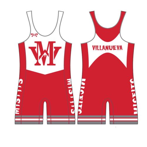 Misfits Wrestling Custom Red Singlet