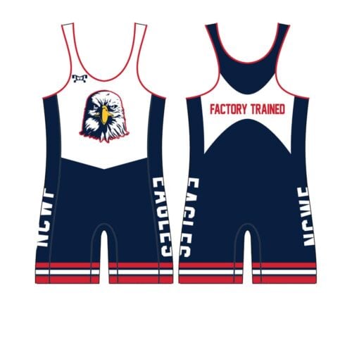 North Carolina Wrestling Factory Eagle Singlet
