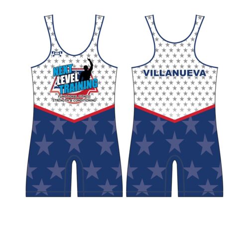 Next Level Training Custom Blue Singlet