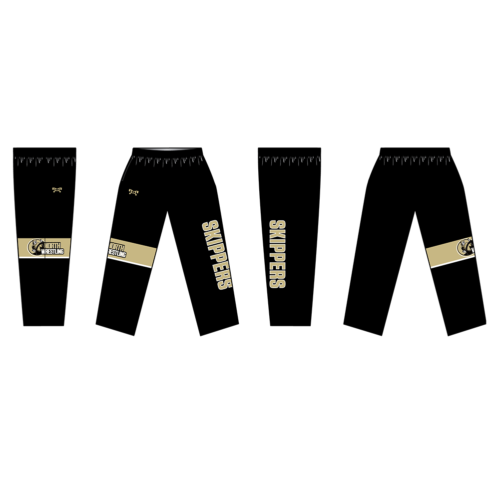 North Skippers Wrestling Black & Gold Athletic Pants