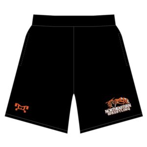 Northeastern High School Custom Black Mesh Shorts