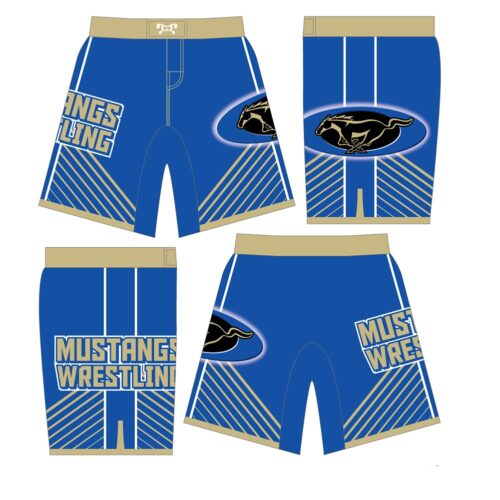 Oologah Wrestling Custom Wrestling Fight Shorts