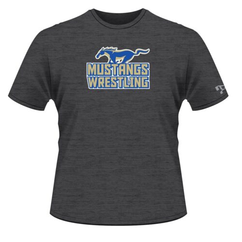 Oologah Wrestling Custom Grey T-Shirt