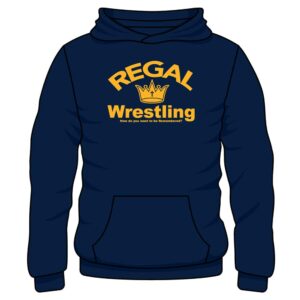 Regal Wrestling Custom Navy Hoodie