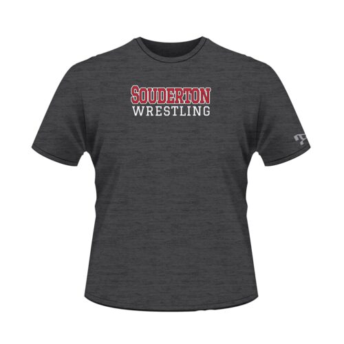 Souderton Youth Wrestling Custom Grey T-Shirt