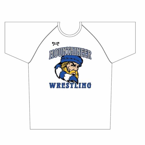 South Williamsport Mountaineers Custom Sublimated White Dri-Fit T-Shirt