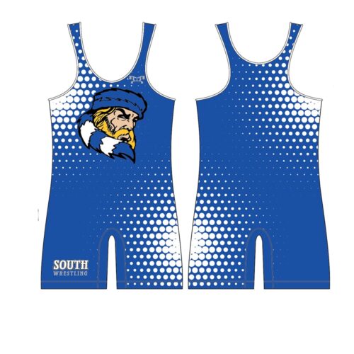 South Williamsport Mountaineers Blue Dot Custom Men's Singlet