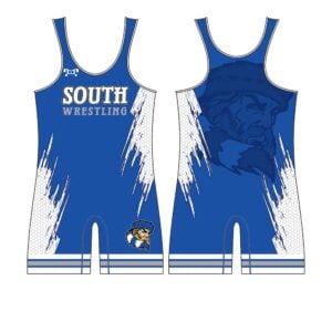 South Williamsport Mountaineers Blue Custom Men's Singlet