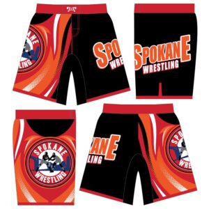 Spokane Wrestling Custom Fight Shorts