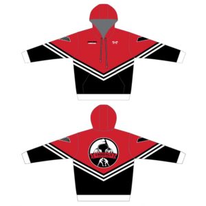 Vandals Wrestling Club Sublimated Red Hoodie