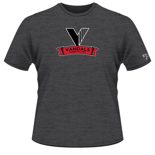 Vandals Wrestling Club Custom Grey T-Shirt