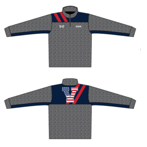 Veterans High School Custom Heathered Quarter Zip