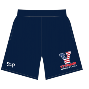 Veterans High School Custom Black Mesh Shorts