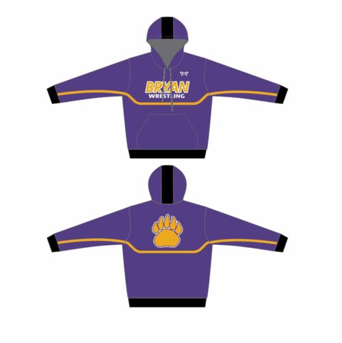 Bryan Wrestling Custom Sublimated Hoodie