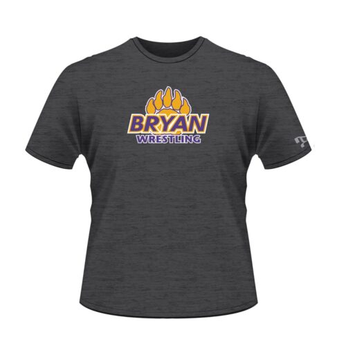 Bryan Wrestling Custom Grey T-Shirt