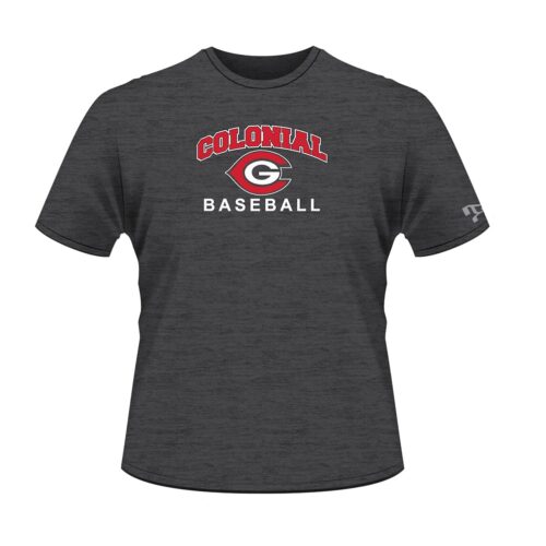 Colonial HS Baseball Custom Grey T-Shirt