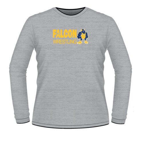 Falcon WC Custom Long Sleeve Grey T-Shirt