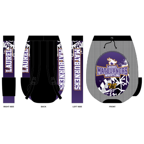 Laurel Matburners Custom Sublimated Gear Bag 2024